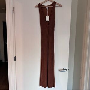 Rhythm Brown Knit Dress
